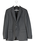 HUGO BOSS Grey Guabello Super 120 Single Breasted Blazer UK 42" CHEST