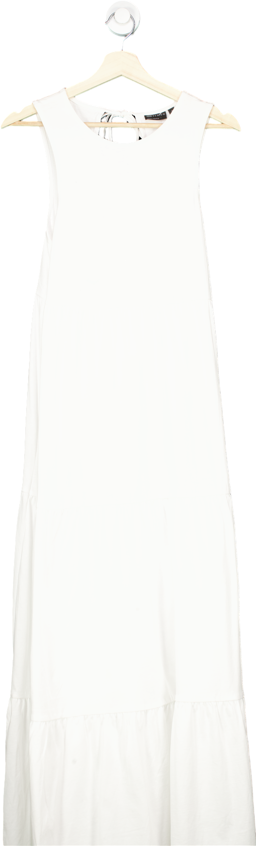 ASOS DESIGN White Sleeveless Maxi Dress UK 8