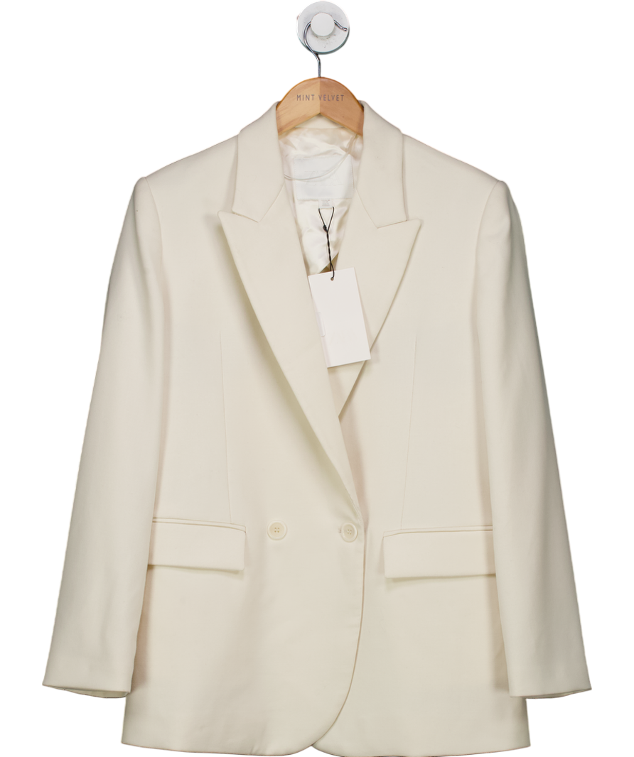 ZARA Beige Oversized Blazer UK XS