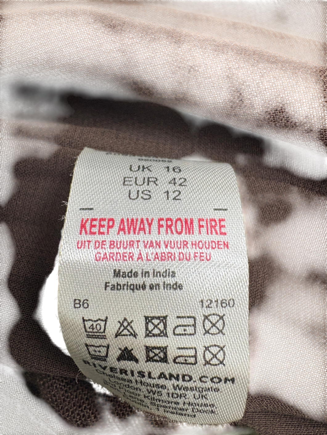 River Island Brown Sleeveless Bubble Hem Racer Midi Dress UK 16