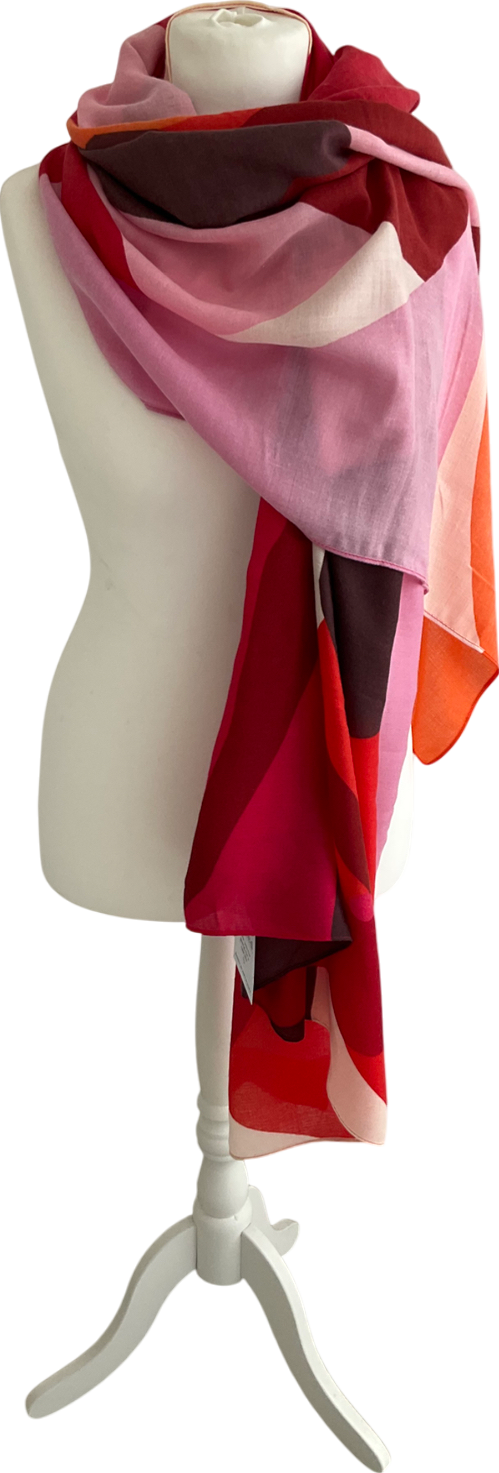 Oliver Bonas Multicoloured Abstract Print Scarf One Size