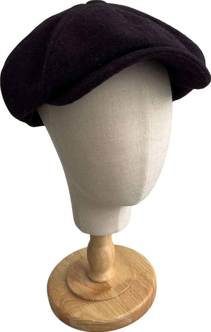 M&S Brown X Ian Wright Wool Blend Flat Cap UK S/M