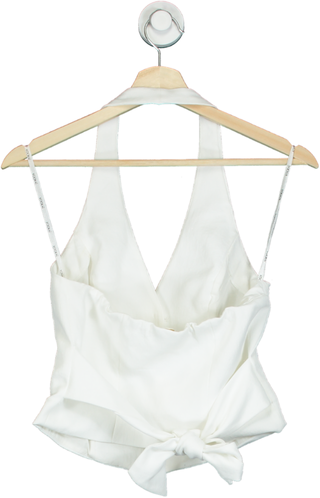 Kookai Natural White Oyster Vest Top UK 6