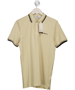 Ben Sherman Beige Signature Pique Polo In Fog UK S