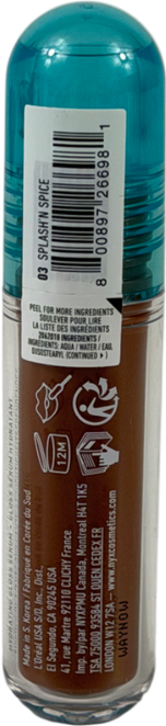 NYX Lip Iv Hydrating Gloss Stain 3 Splash N Spice 5ml