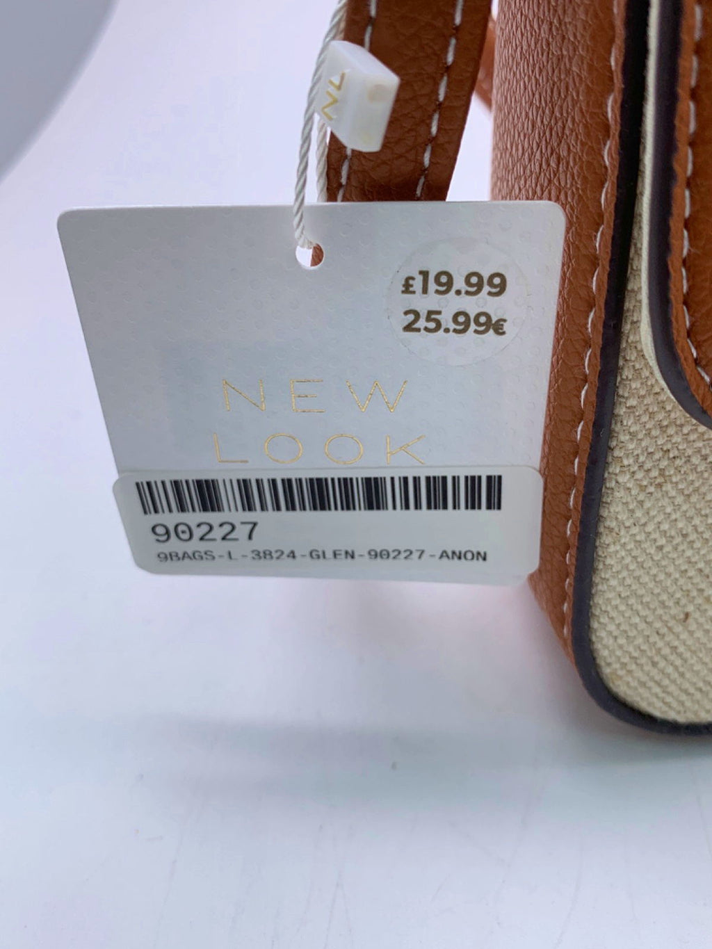 New Look Brown Chelsea Canvas Shoulder Bag One Size