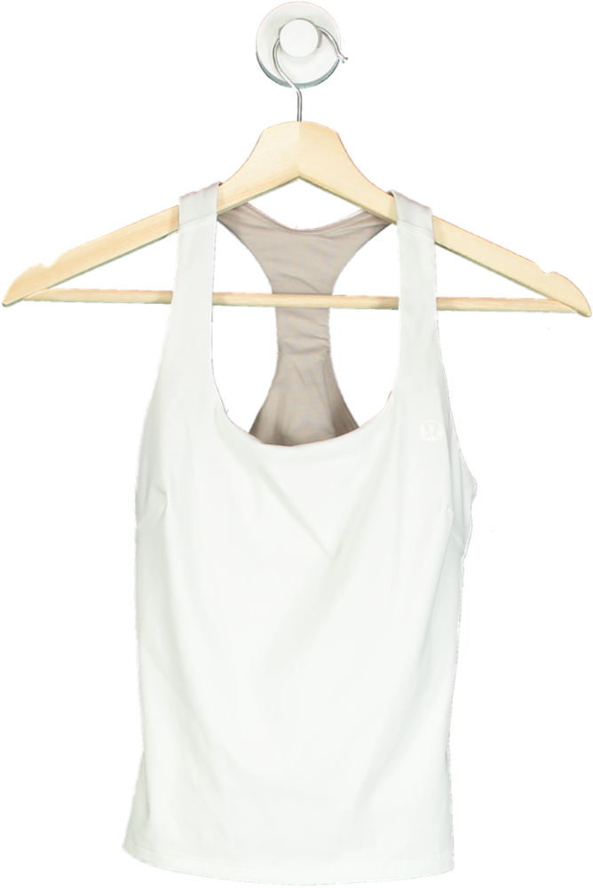 Lululemon White Athletic Tank Top No Size