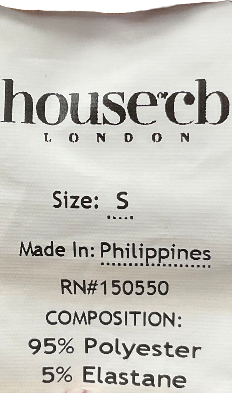 House of CB Brown Imogen Chocolate Jersey Twist Front Maxi Skirt UK S