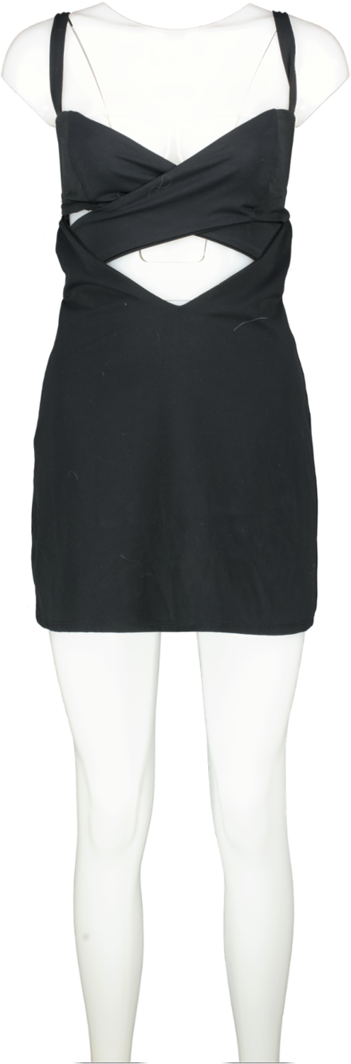 L'academie Black Anoush Mini Dress UK XS