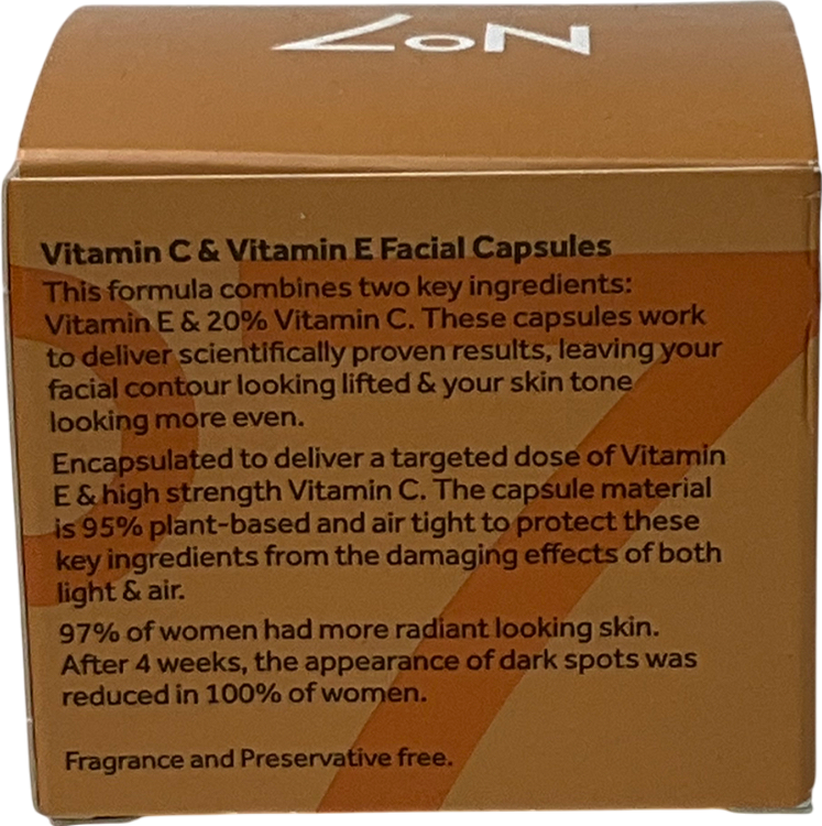 No7 Advanced Ingredients Vitamin C & Vitamin E Facial Capsules 30