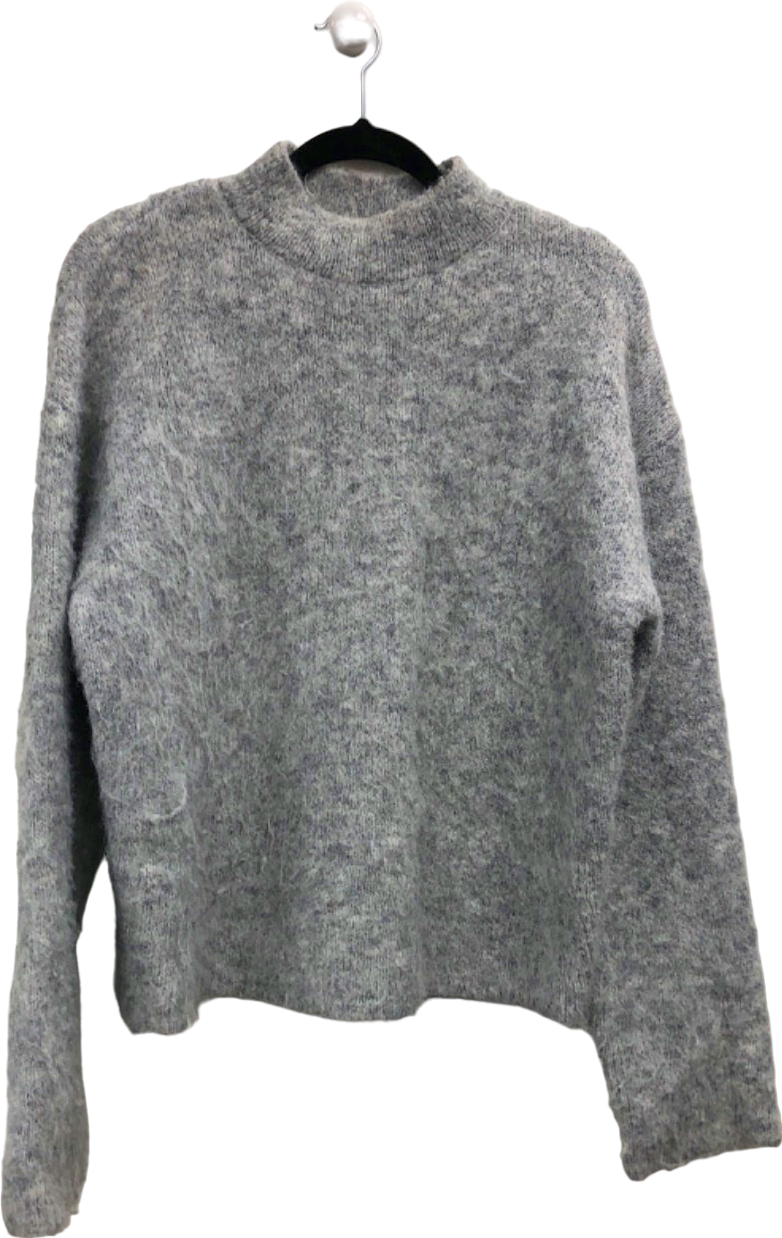 River Island Grey Knitted Jumper UK M