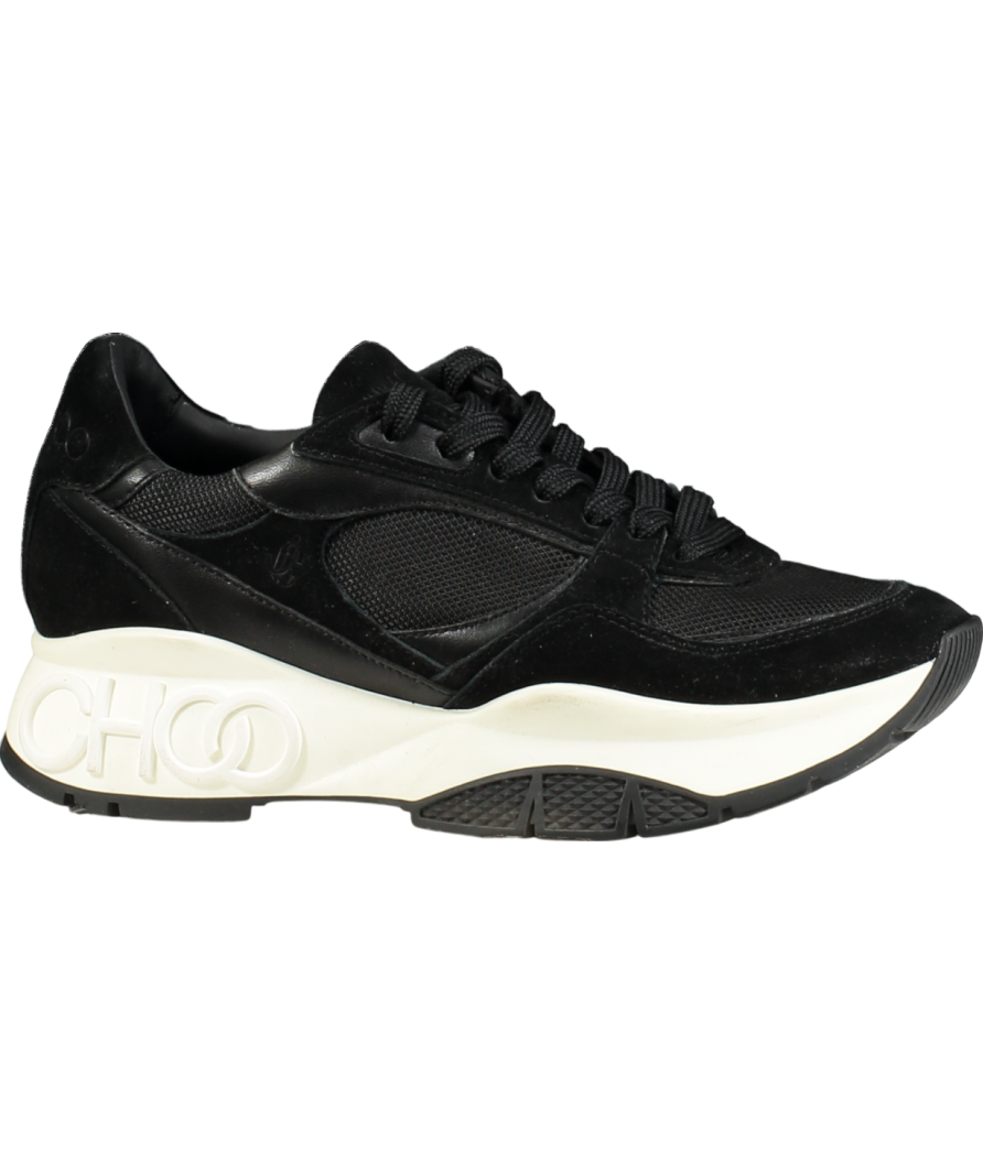 Jimmy Choo Black Landon Chunky Sneaker UK 4 EU 37 👠