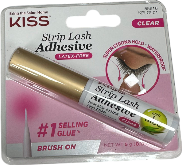 kiss Kiss 24 Hour Strip Eyelash Adhesive Clear 5g