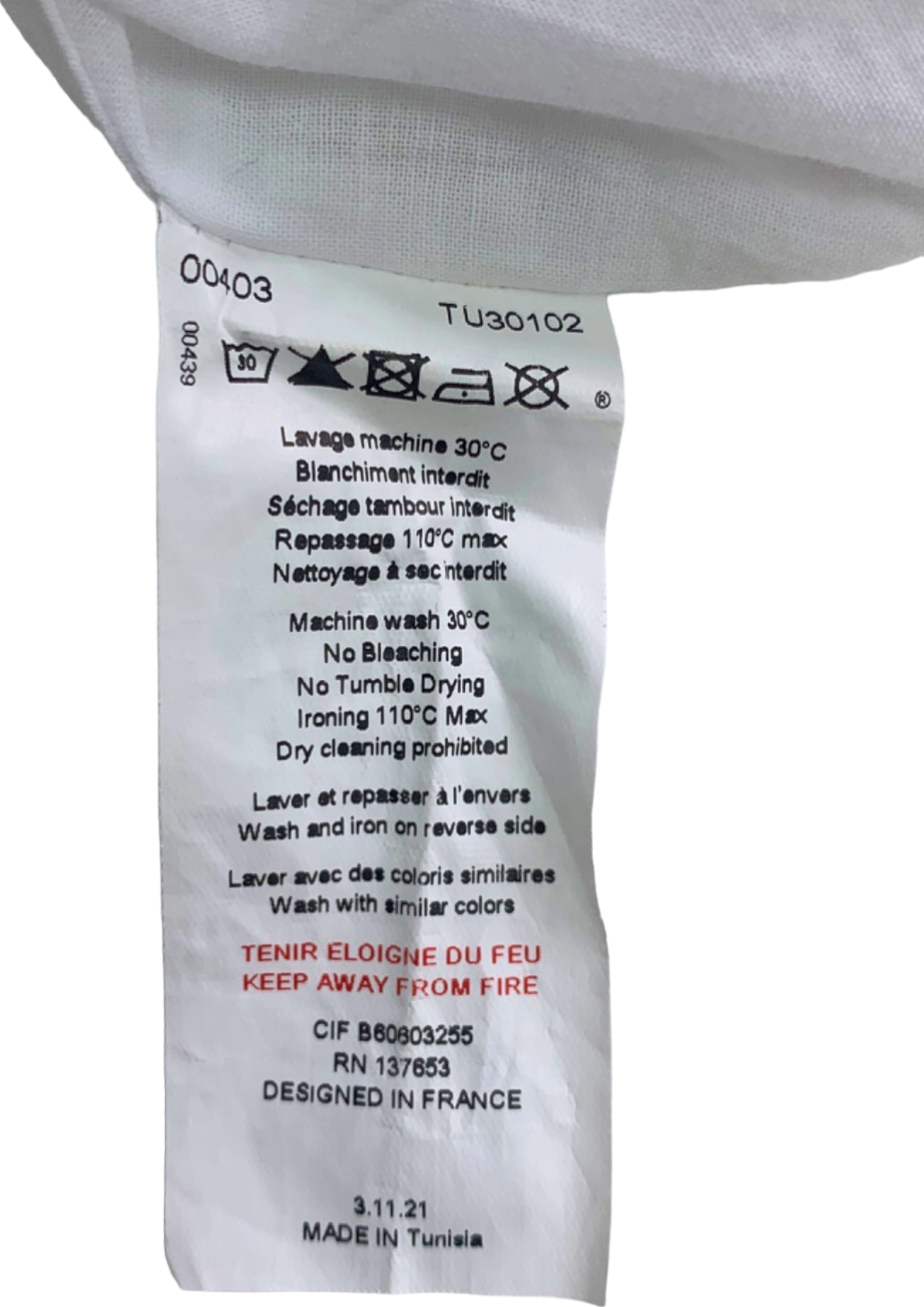 Tartine et Chocolat White Embroidered Dress 14 Years