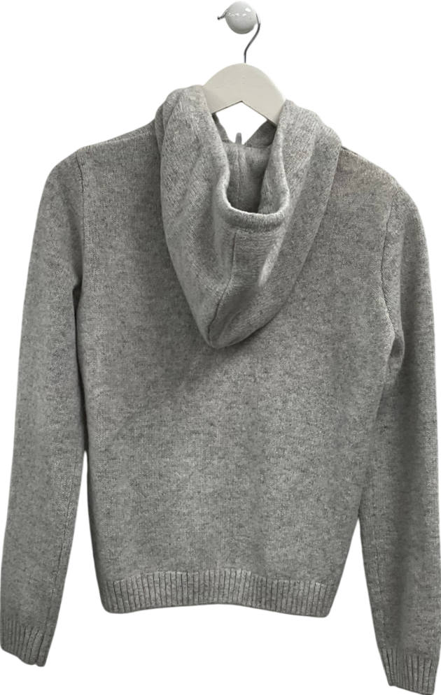 Brandy Melville Grey Alana Zip Up Hoodie One Size