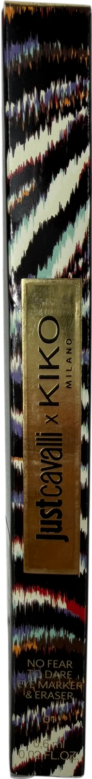 Kiko Just Cavalli No Fear To Dare Eyemarker & Eraser 01 0.6ml