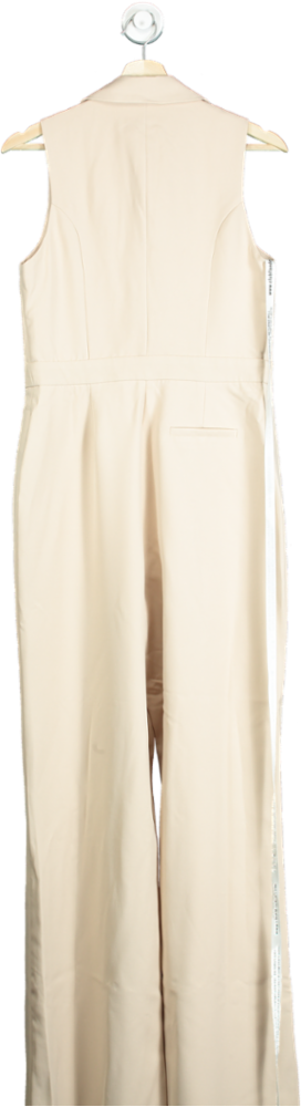 Club L Stone Endura Tailored Sleeveless Wide-Leg Jumpsuit UK 10