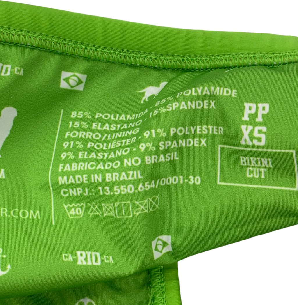 cardiocawear Green Swim Wear briefs UK XS