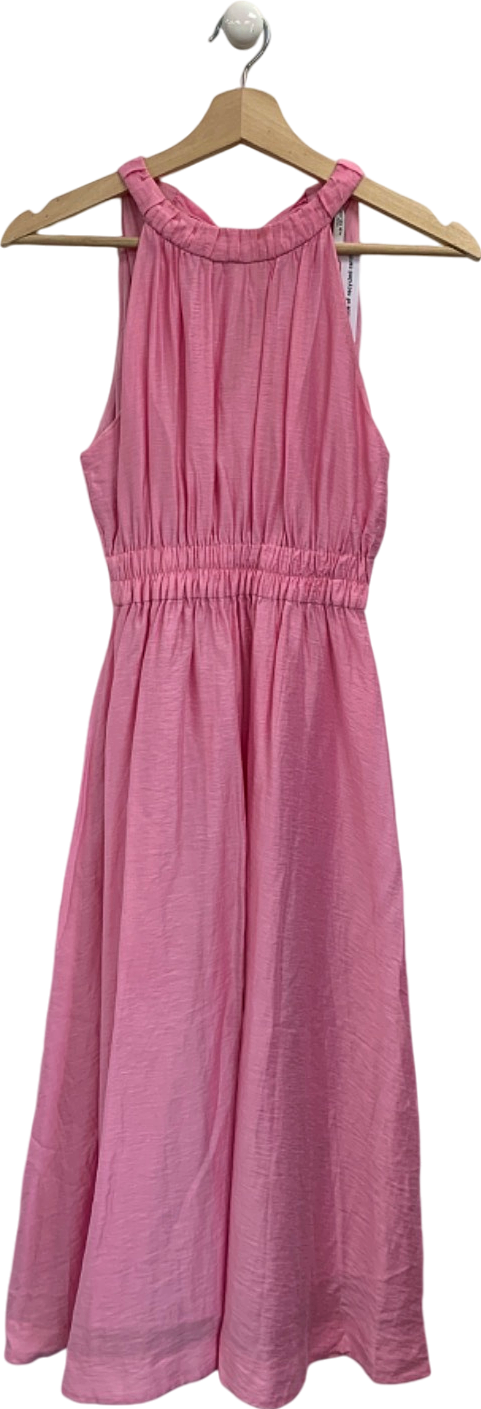 Forever New Pink Petite Tie-Back Dress UK 6