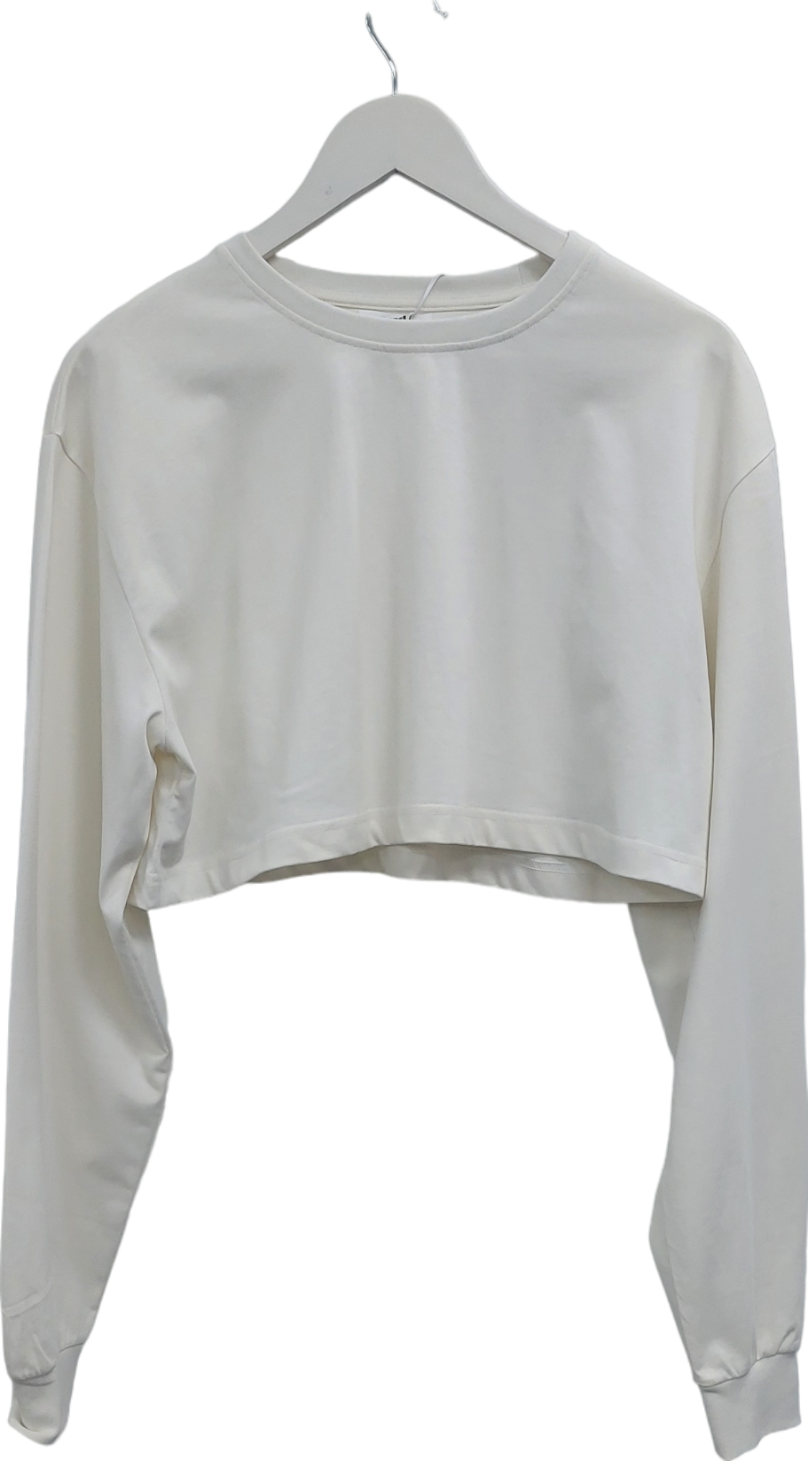 Redi Cream Long Sleeve Crop Jumper UK S/M