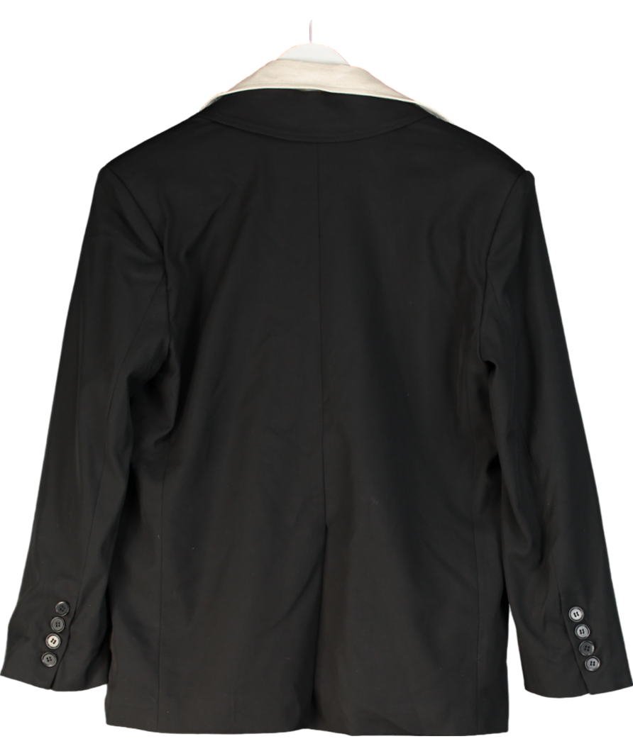 ELEH Black Jacket With Removable Collar UK S/M