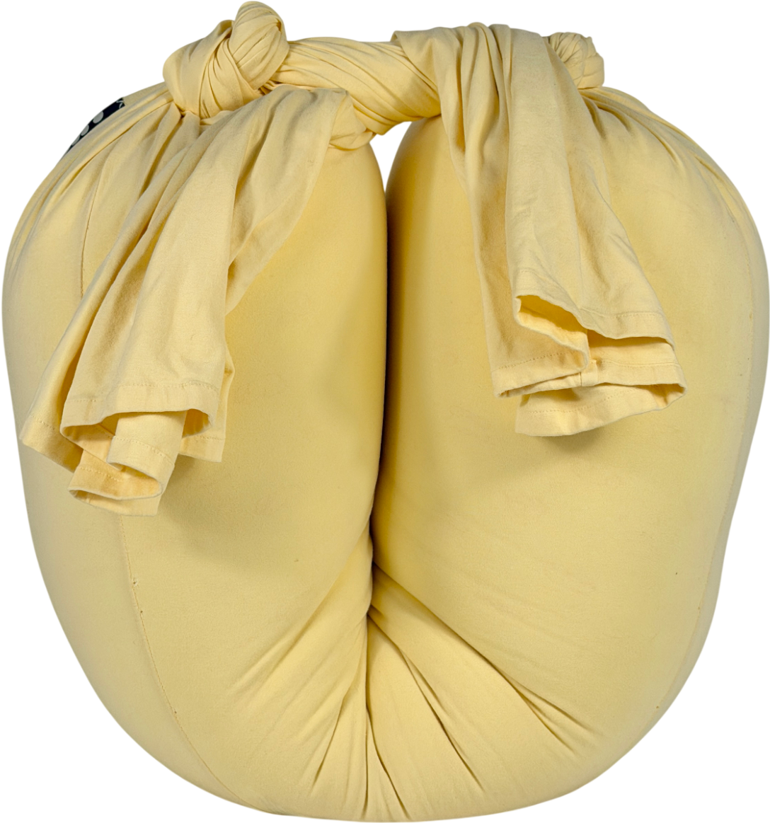 Cushy Puff Yellow Pregnancy Pillow One Size