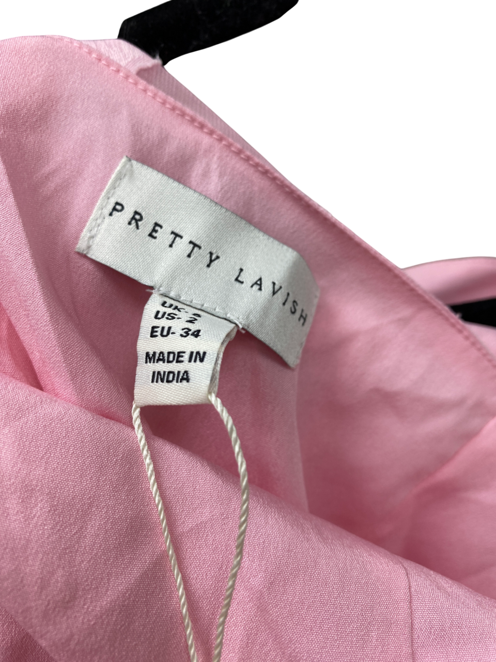 PRETTY LAVISH Pink Sadie Midaxi Jacquard Dress UK 6