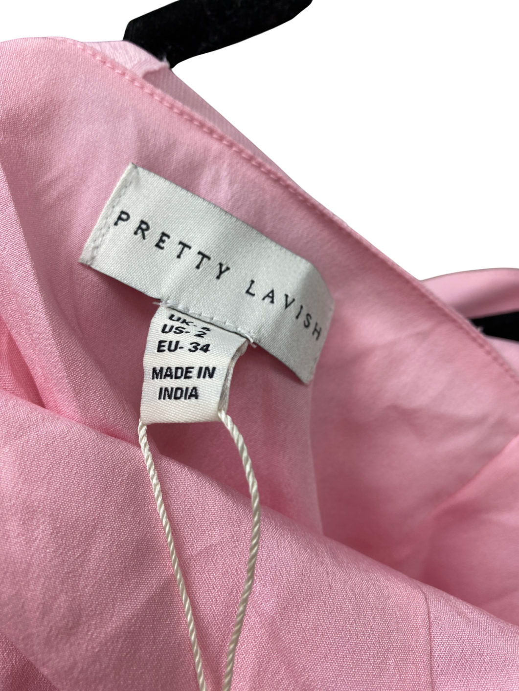 PRETTY LAVISH Pink Sadie Midaxi Jacquard Dress UK 6