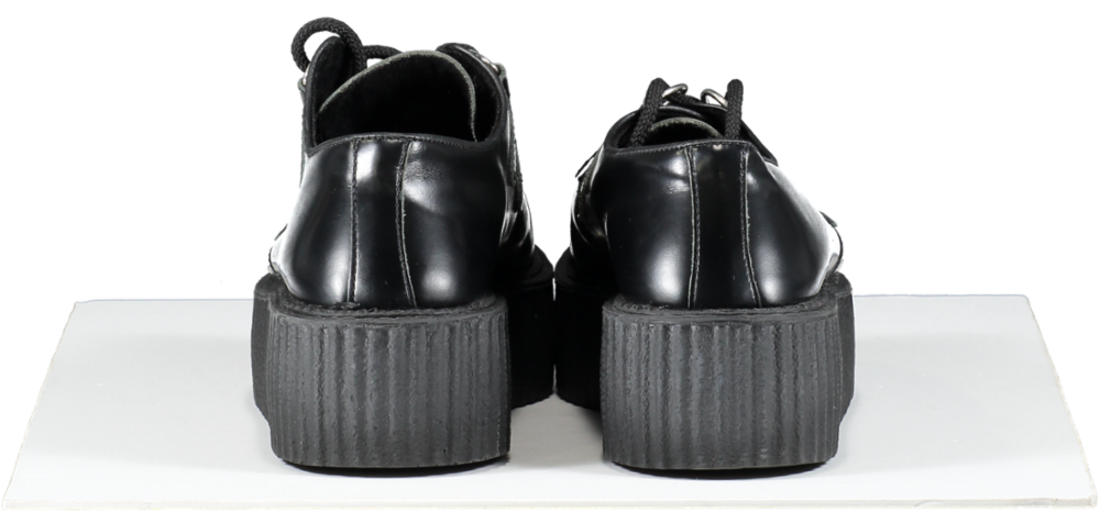 Underground Black Walfrun Double Platform Lace Up Creepers UK 4 EU 37 👠