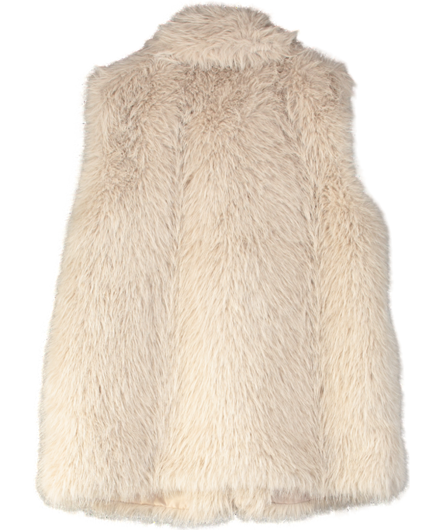 Long Tall Sally Grey Faux Fur Gilet UK 20