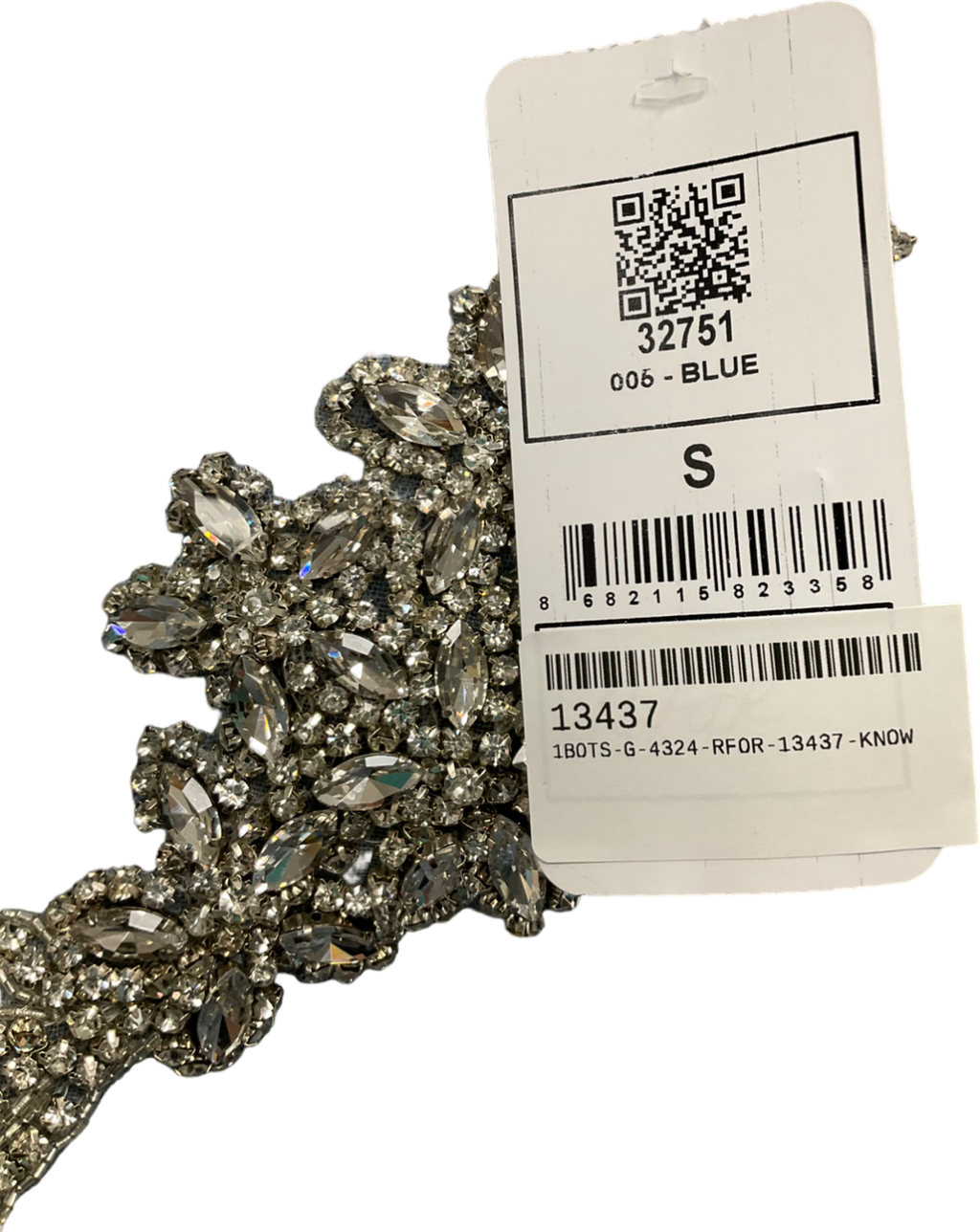 Kikiriki Blue Embellished Ruffle Skort UK S