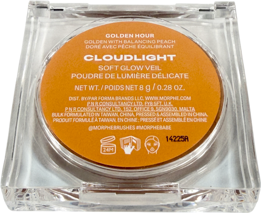 Morphe Cloudlight Soft Glow Veil Finishing Powder Golden hour