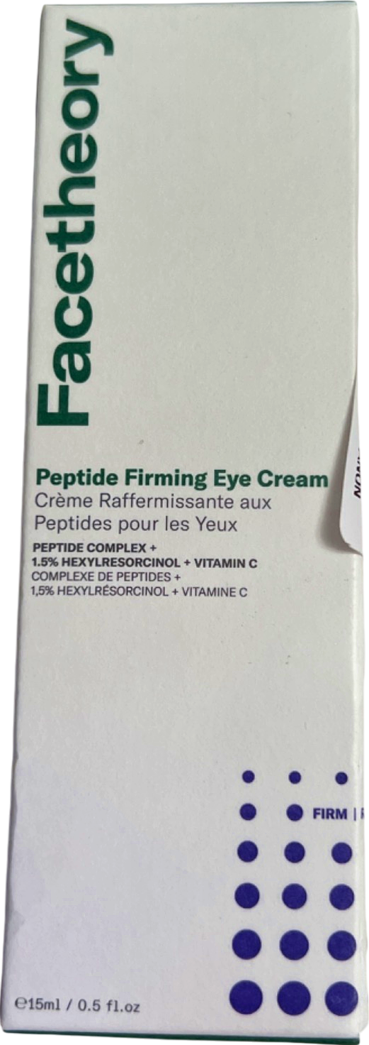 Facetheory Peptide Firming Eye Cream 15ml