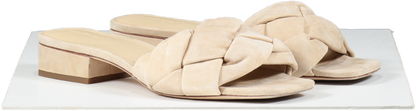 J.McLaughlin Beige Hanna Suede Mules UK 8 EU 41 👠