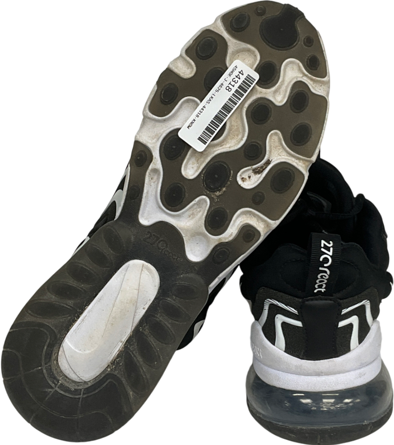 Black Nike Air Max 270 React Eng 'black Wolf UK 5.5 EU 38.5 👠