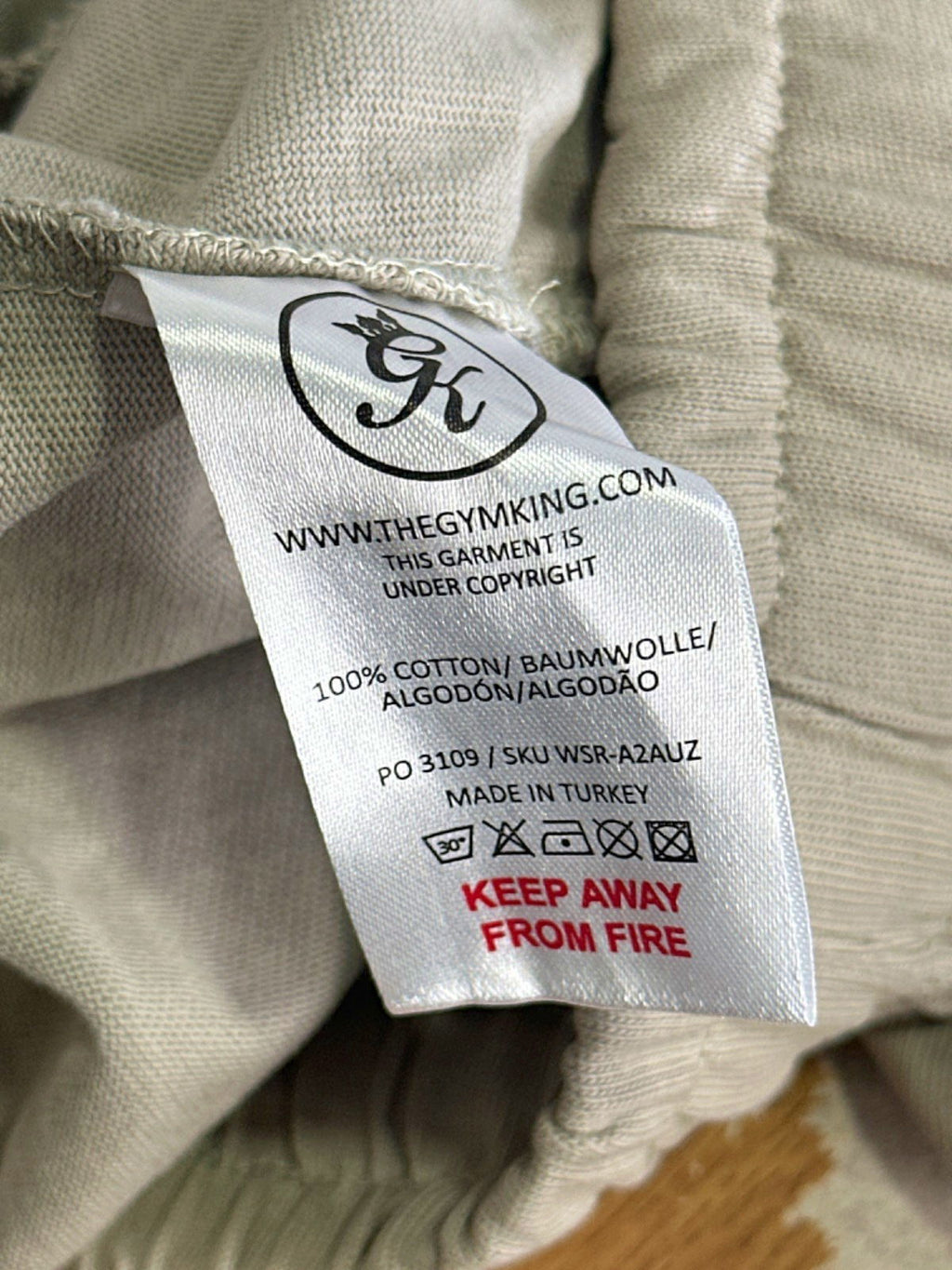 Gym King Beige High-Waisted Shorts UK 12