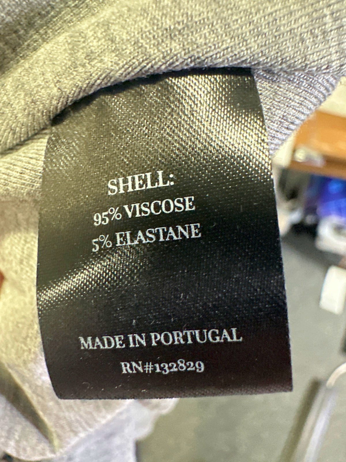 h:ours Grey Asymmetrical Bodysuit UK XS