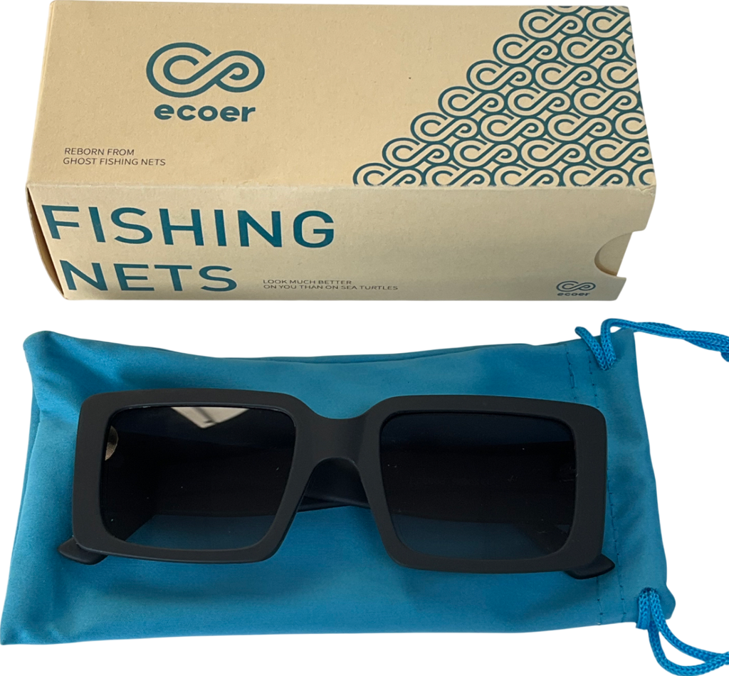 ecoer Black Ego Ocean Sunglasses One Size