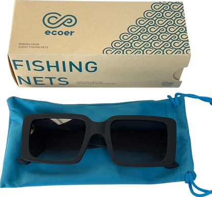 ecoer Black Ego Ocean Sunglasses One Size