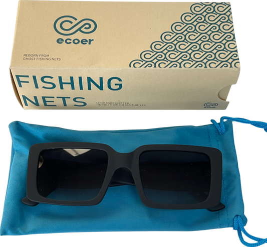 ecoer Black Ego Ocean Sunglasses One Size