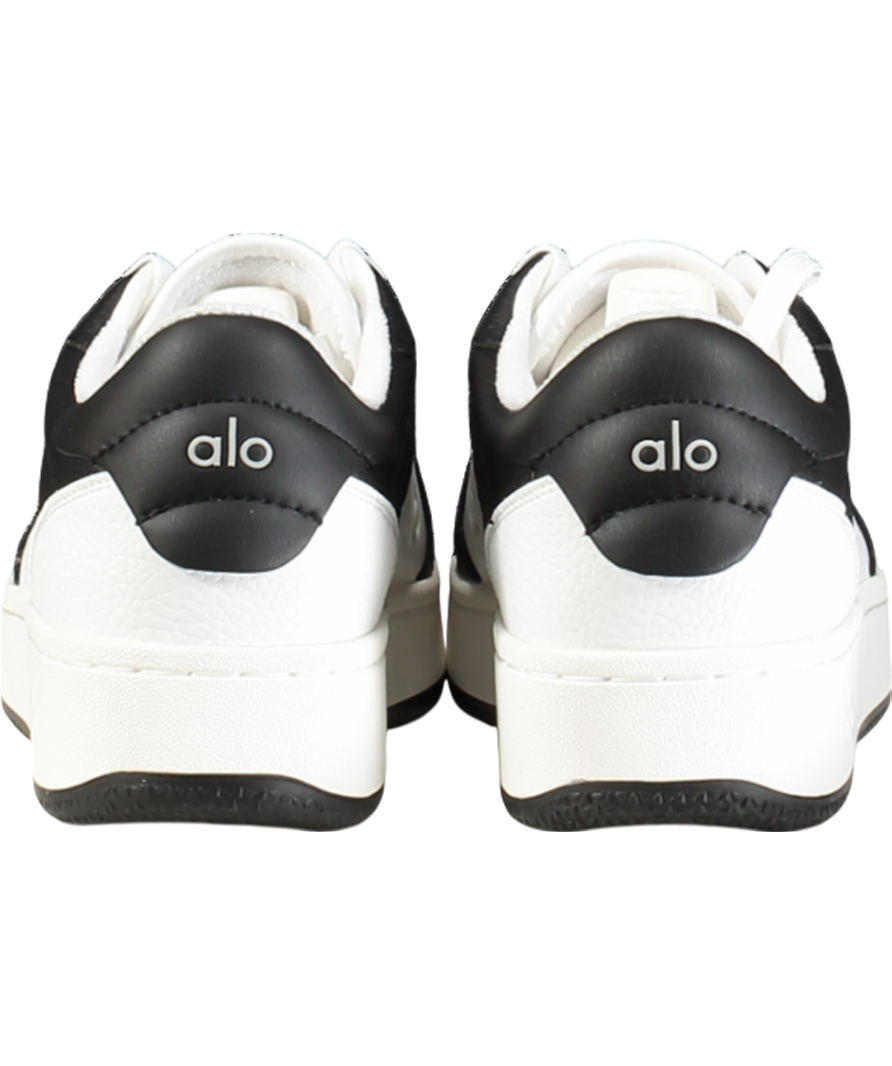alo yoga Black / White Recovery Mode Vegan Leather Trainers UK 5 EU 38 👠