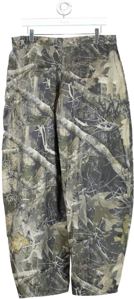 Reclaimed Vintage Camo Print Trousers UK 14