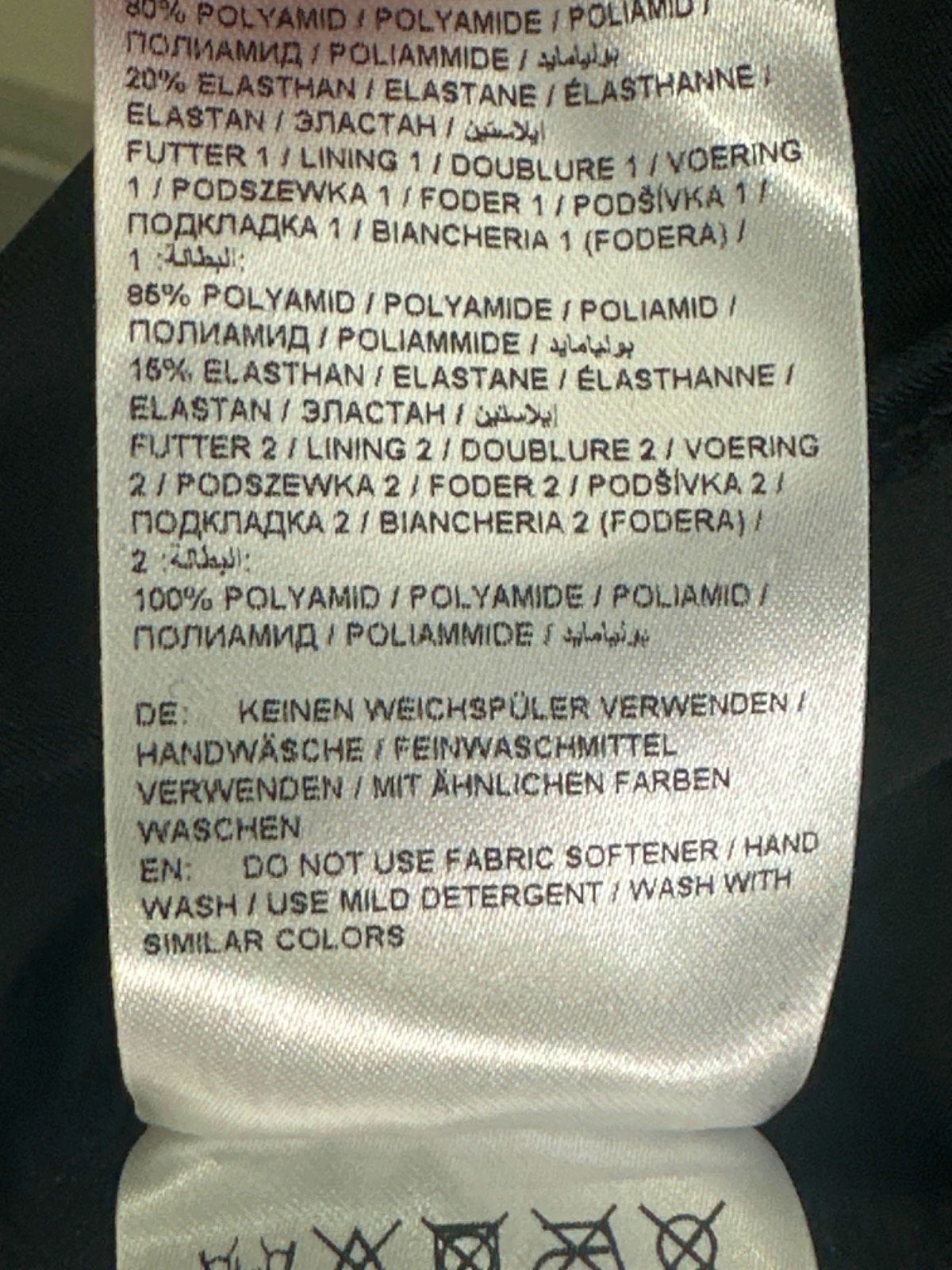 Ulla Popken Black/Pink Floral Swimsuit EU 62 UK XXXL