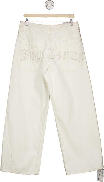 Urban Outfitters BDG White Embroidered Jeans 30W 32L