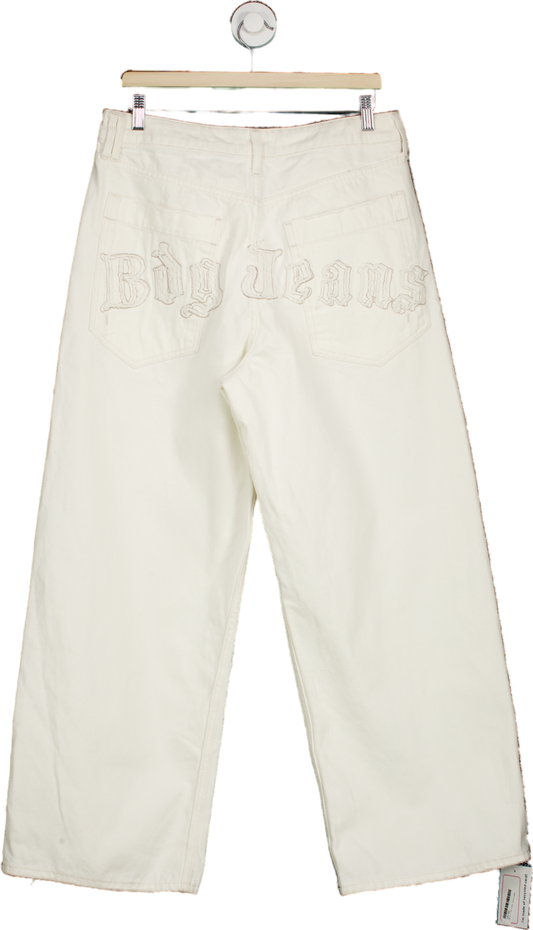 Urban Outfitters BDG White Embroidered Jeans 30W 32L