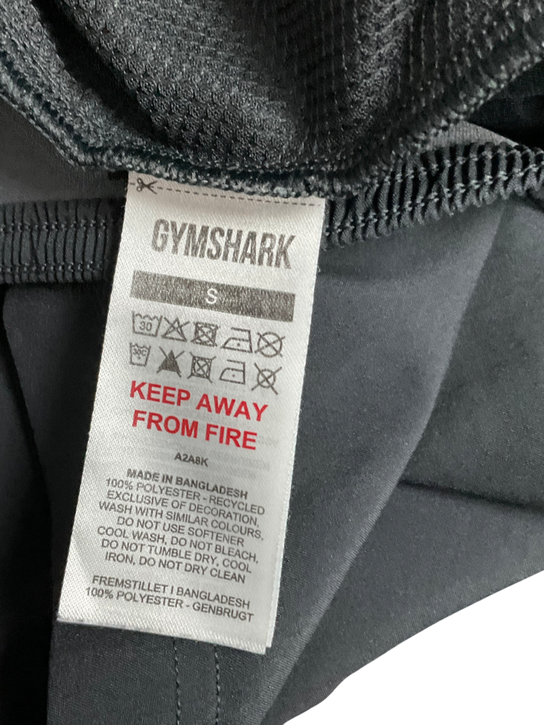 gymshark Black Woven Pocket Shorts UK S