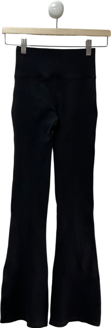 the giving movement Black Flared Leggings UK XS