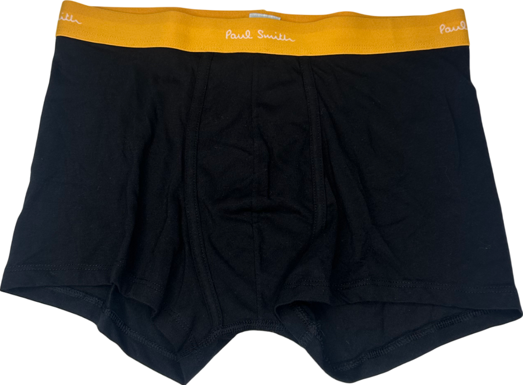 Paul Smith Organic-cotton Black Boxer Briefs UK M