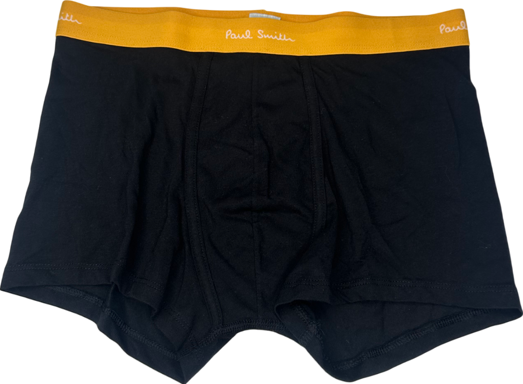 Paul Smith Organic-cotton Black Boxer Briefs UK M