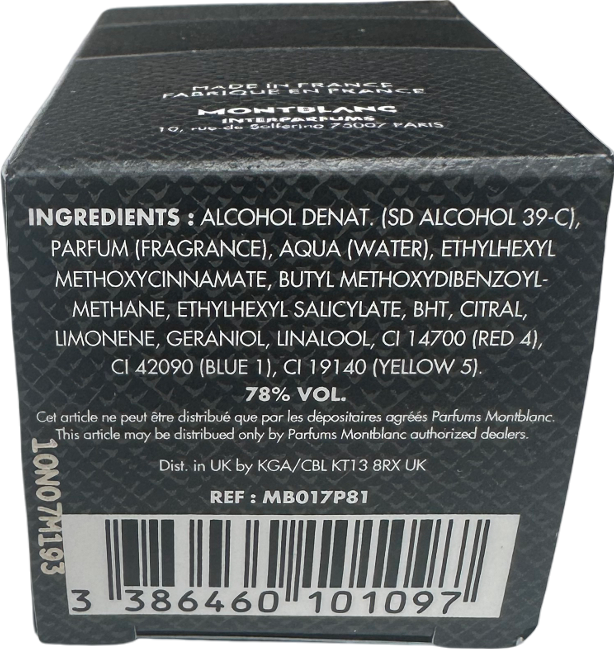 Montblanc Explorer Miniature Travel Eau De Parfum 4.5ml